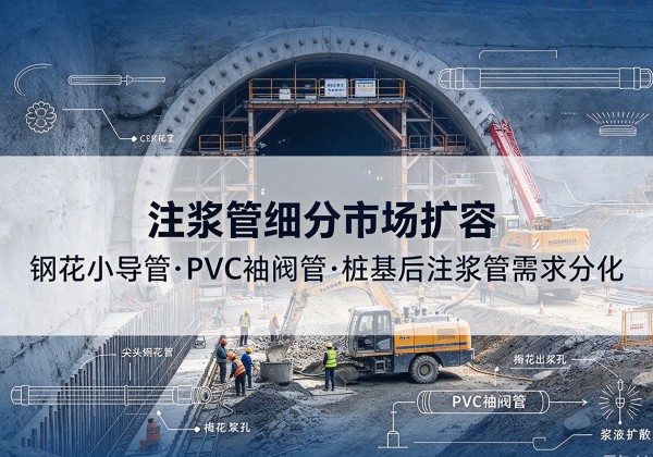 聊城注浆管细分市场扩容，隧道钢花小导管、PVC 袖阀管、桩基后注浆管需求分化